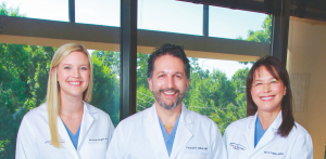 (L TO R): ANN PATRICK MEAGHER, DR. FARZAD R. NAHAI, MARY POPP