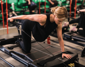 Woman exercising at SculptHouse