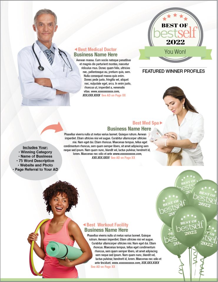Best of 2022 Winner Promo Packages Best Self Atlanta