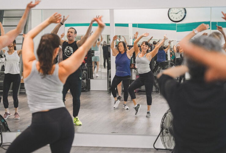 Jason Cohen Leads a Class at Dance It Off