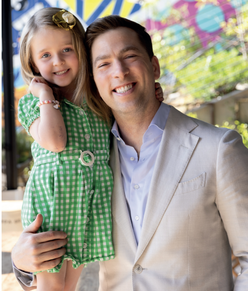 Kevin Egan and his daughter Maisie