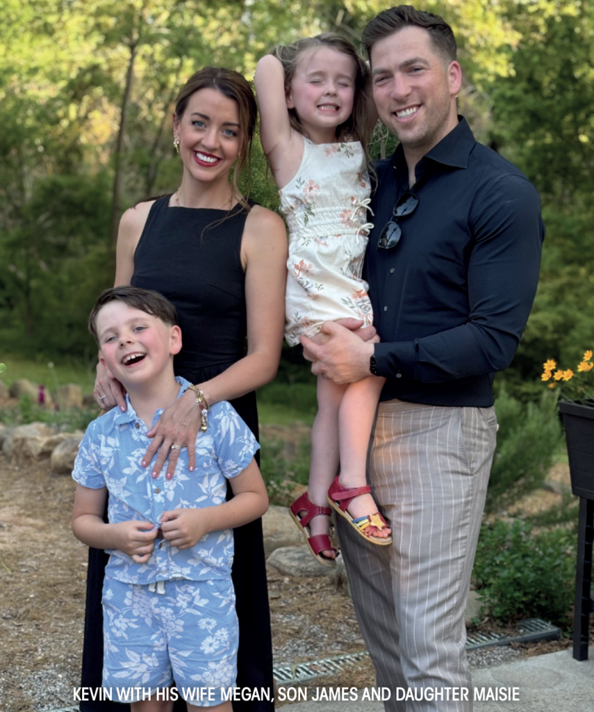 Kevin Egan and His Family