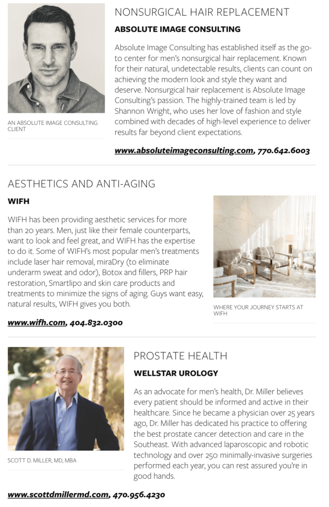 Top 10 for Men Example